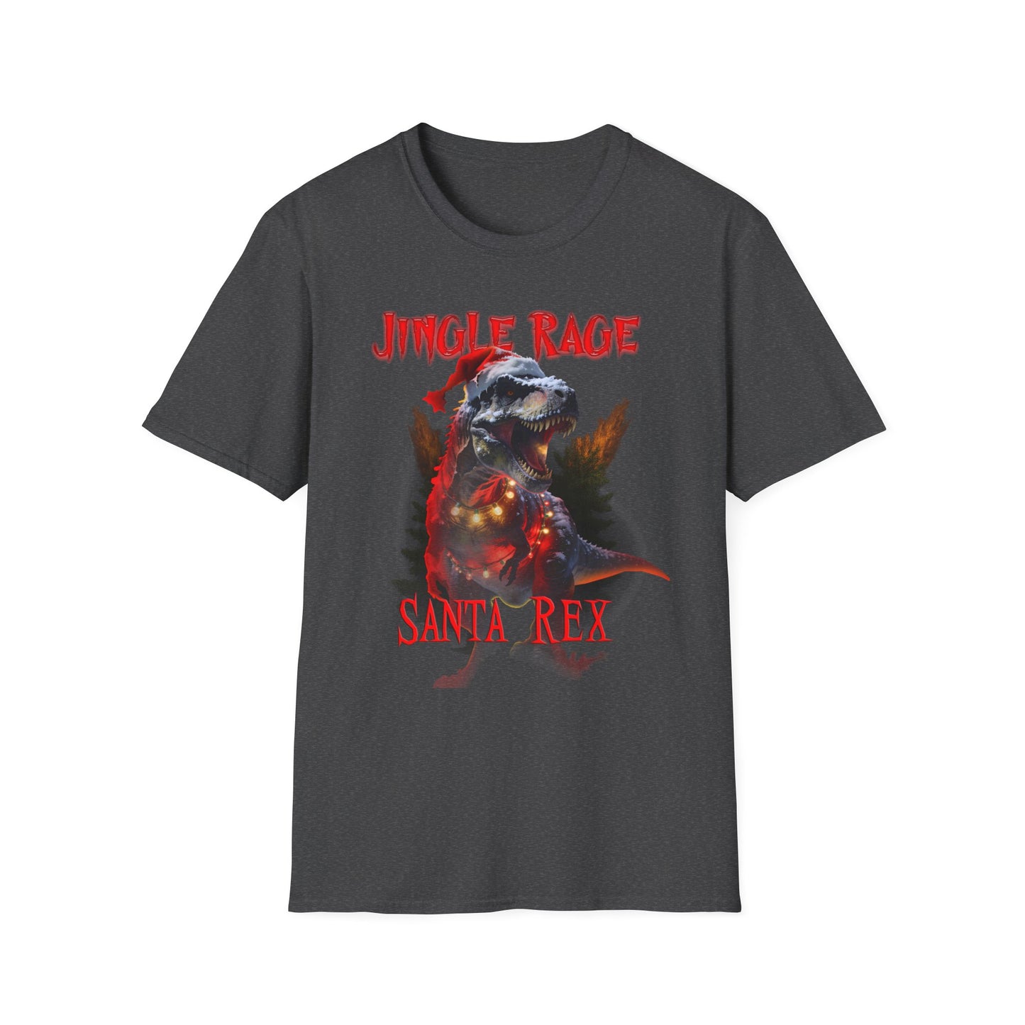Santa Rex Christmas Tee