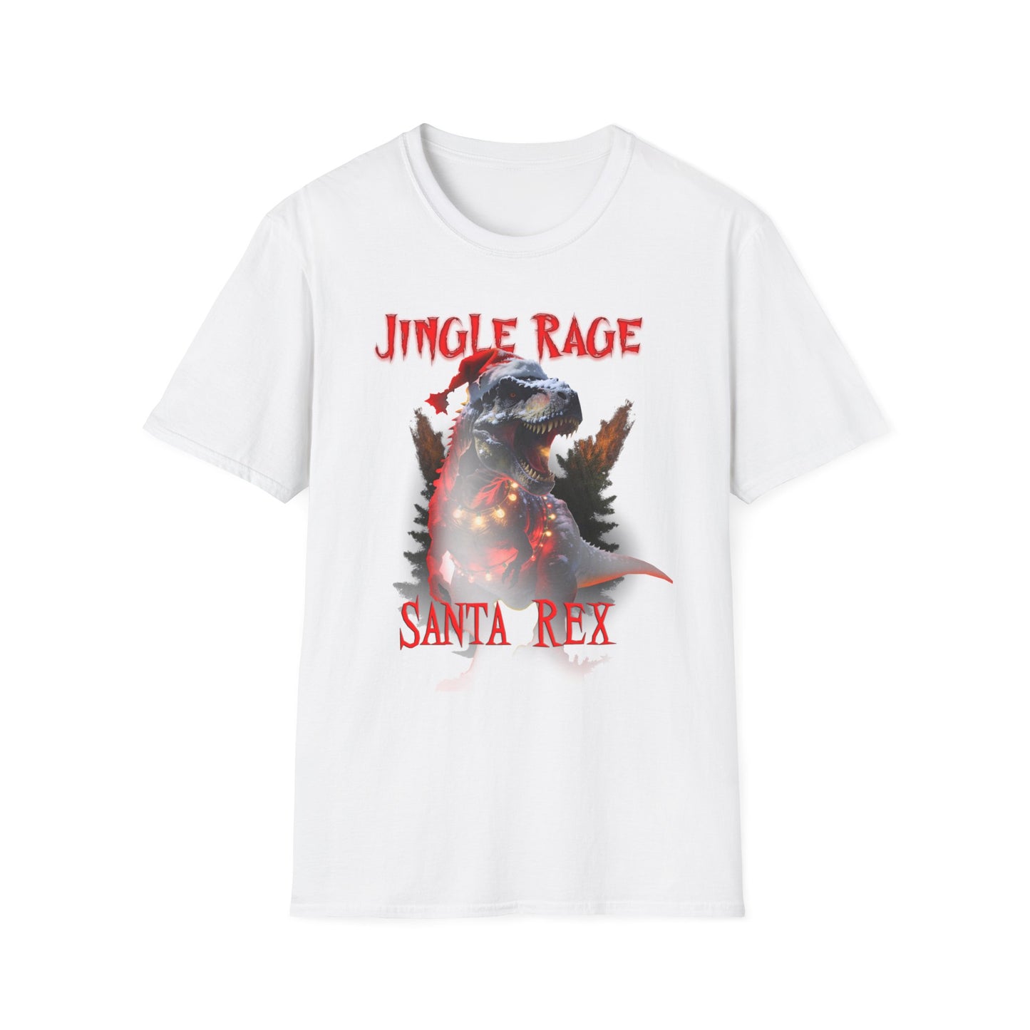 Santa Rex Christmas Tee