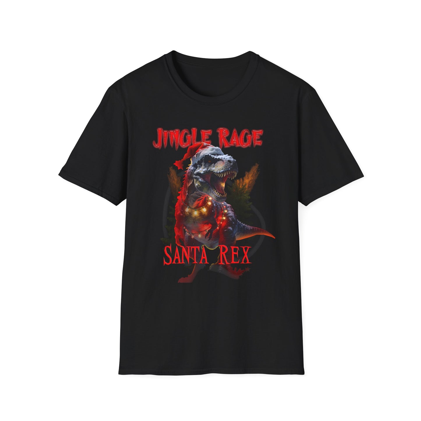 Santa Rex Christmas Tee