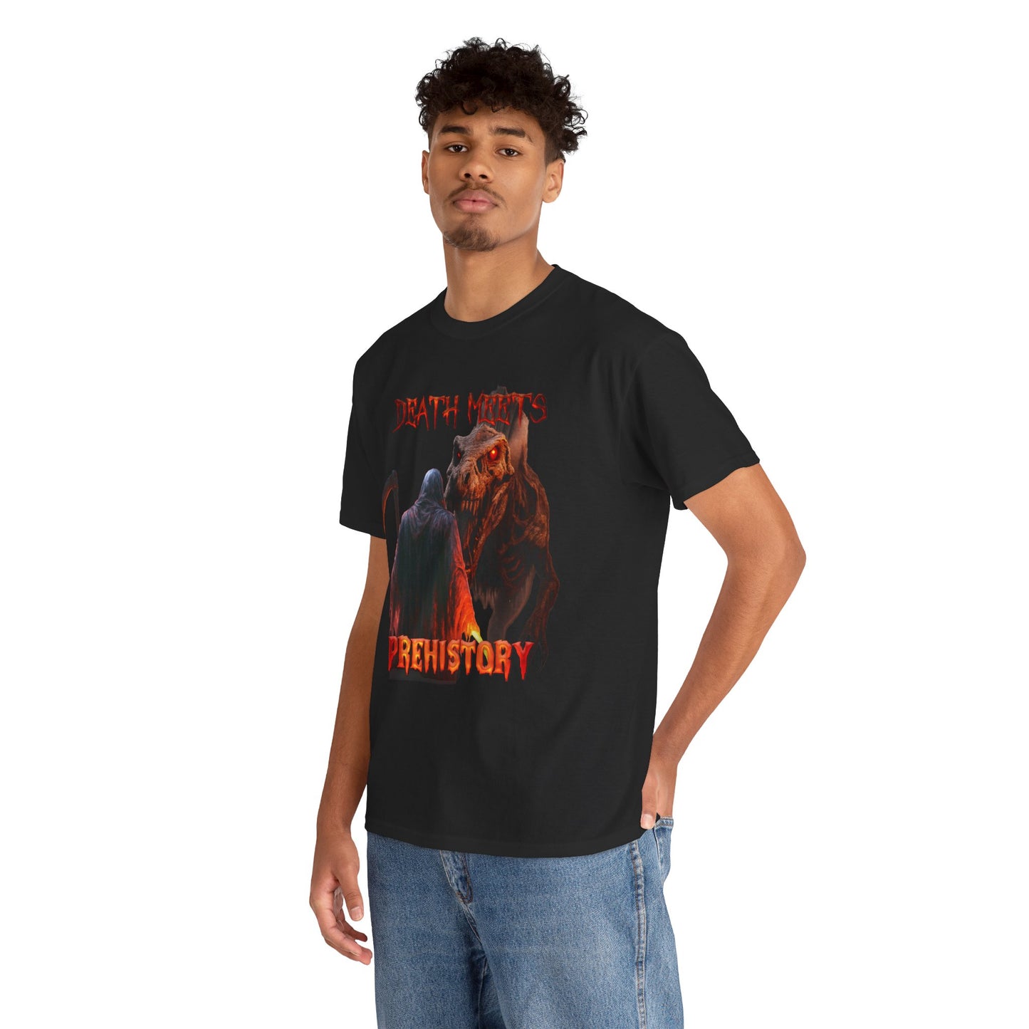 Death Meets Prehistory Tee